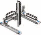 Can be combined with a slide or cantilever axis along the Z-axis High mechanical rigidity and