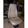 00 Bostrom 905 air seat custom built with tan vinyl and hot stamped Mack logo on the seat back.