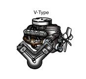 Number of cylinders used Most modern automobile engines have no fewer than three to no more than twelve cylinders. B.