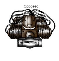 Valve arrangement and camshaft location 1. All current gasoline engine designs have a minimum of two valves per cylinder (one intake and one exhaust). Some designs have additional valves per cylinder.