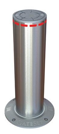 RISING BOLLARDS GSB5000 SERIES GSB5150 GSB5250 GSB5160 GSB5260 GSB5170-500 mm Obstacle Height - Powder Coated - RAL Color Options Available * Low Moist Outdoor - 500 mm Obstacle Height - 304 Grade
