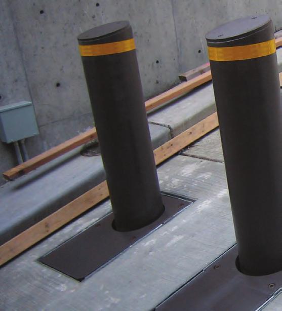 (XT-1200/1208) K12/L2 & K8 RETRACTABLE BOLLARDS Design Overview Ross Retractable Bollards consist of an array of three units, typically spaced on 36- inch centers.