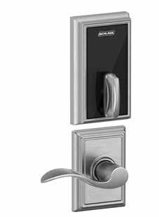 lever 2-year battery life Full suitig with Schlage mechaical locks Sigle motio egress ADA compliat desig Uses ENGAGE Techology See page MF-43 for iformatio o the MT20W Credetial Erollmet Reader