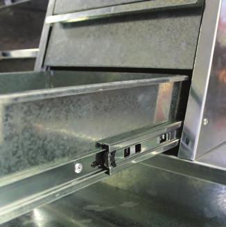 Aluminium toolbox with internal drawers MODEL