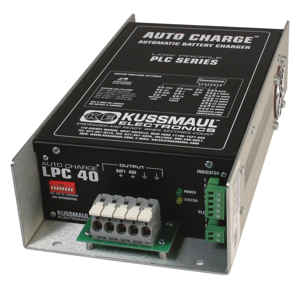 INSTRUCTION MANUAL LPC 40 LOW PROFILE CHARGER
