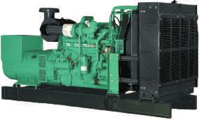 6 'C' series (160 to 250 kva) The 'C' series 6 cylinder inline configuration engines with 'unitized' block design have been developed to exhibit high levels of durability and reliability.