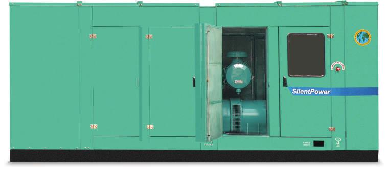 4 5 SilentPower Acoustic enclosures for diesel gensets ranging from 15 to 750 kva.