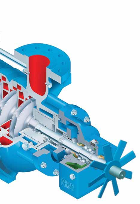 DUAL VOLUTE TPE DISCHARGE CASING Improved efficiency Lower Radial Loads INVOLUTE BALANCE DRU Involute configuration reduces installation footprint Accessibility from discharge side simplifies