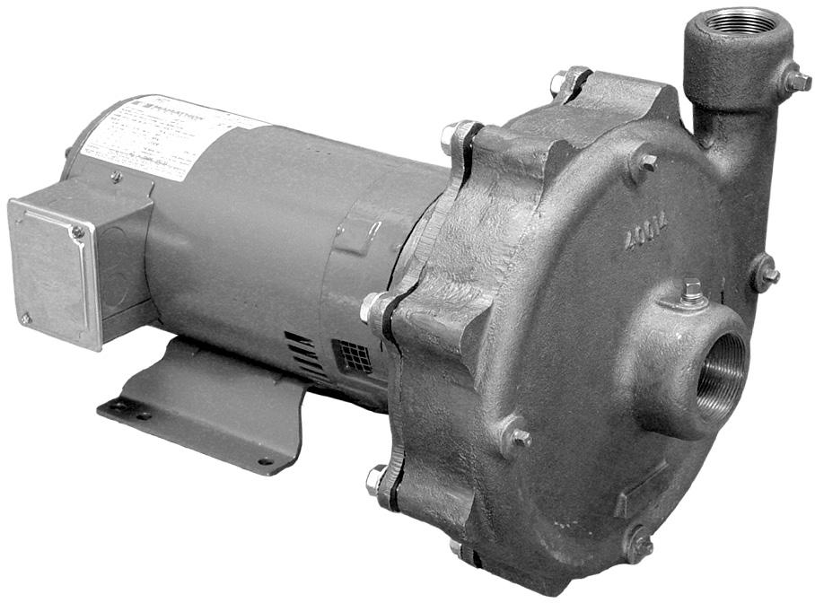 MTH PUMPS D51 D61 D71 D91 Series Page D-1 Capacities to 24 GPM Heads to 36 Feet Horizontal Close Coupled Close-coupled centrifugal pumps from MTH provide economical performance up to 24 GPM