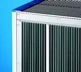 Rear cooling panel, modular Increases the dissipation of heat loss from the enclosure by approx. 0 %.