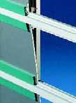 With channel on both sides for mounting kits, see page. Extruded aluminium section, RAL 7035.