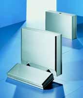 Operating housings Features Premium Panel, stainless steel (may be found in the