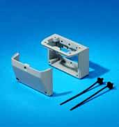 Support arm system CP-L Aluminium Connection console CP-L For rear connection of slimline operating housings. Removable lid for simple cable entry.
