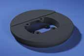 CP-XL, round For rigid external mounting of enclosures to: Support section Tilting adaptor 0 (CP