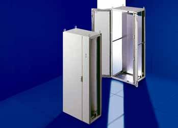 T aying systems TS 8 For isolator door locking F G H.3 aying systems TS 8 Sheet steel Enclosure frame, roof, rear panel and gland plates:.5 mm Door and trim panel:.0 mm Mounting plate: 3.