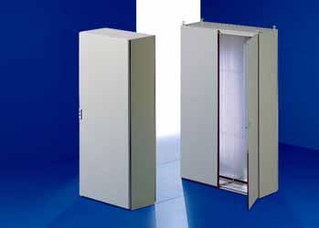 Free-standing enclosure ES 5000 Width: 00 800 F T F H G H G.3 Sheet steel Enclosure:.8 mm Double door:.0 mm Rear panel and gland plates:.5 mm Mounting plate: 3.