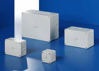 Polycarbonate enclosures PK with metric knockouts T H.