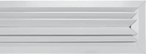 LINEAR LOUVER DIFFUSERS EXTRUDED ALUMINUM ARCHITECTURAL HIGH CAPACITY SQUARE OR RECTANGULAR NECKS s: 48LL1 One-way Pattern 48LL2 Two-way Pattern Suffix '-O' adds a steel OD Suffix '-OA' adds an