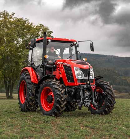 PERFORMANCE Major tractors have always been designed to provide the best combination of engine power and tractor weight, thereby enabling the tractor to make full use of its power.