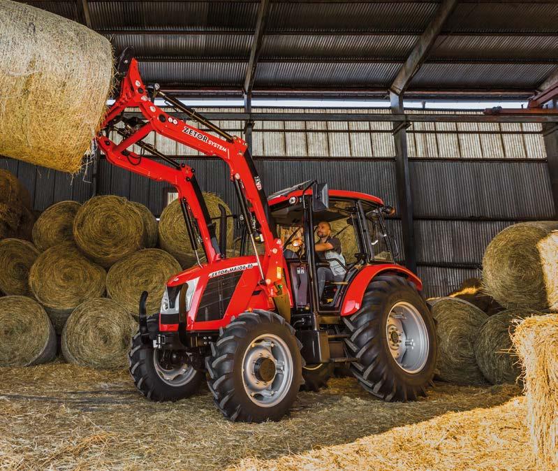 www.zetor.com GEARBOX 12 simple steps to productivity Major tractors are equipped with a synchro shuttle, a four-speed, fully synchronized gearbox and a three-speed reducer.