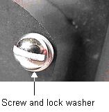 Step 5 Mount the potentiometer. Mount the potentiometer to the bracket using 2 screws, 2 lock washers and 2 nuts.