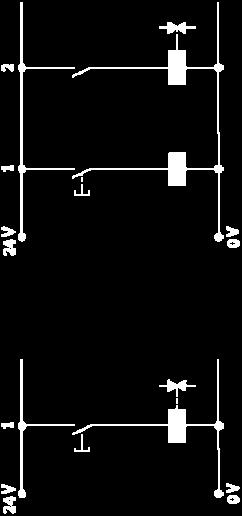 control and power circuits The current passing through switch S1