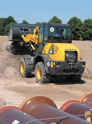 Productive and Safe High productivity If you re looking for a small machine with huge performances, then this compact wheel loader is made for you.