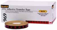 The ATG tape system delivers a controlled application of the adhesive while the liner rewinds into the ATG applicator Bonds on contact, and works on a variety of substrate or material combinations