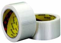 This tape with its many continuous fiberglass-yarn filmaments provides very high tensile strength (600 lbs/1" width) for demanding outdoor metal working applications Part# Size Color UoM IDG# $pecial