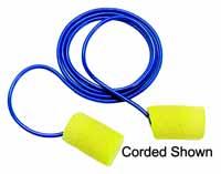 34 E-A-Rsoft Metal Detectable Corded Earplugs TaperFit 2 E-A-Rsoft Metal Detectable earplugs were specially developed for food processing and other industries where it is critical to keep earplugs
