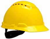 Head / Face / Respiratory Protection 33 H-700 Series Hard Hat with Uvicator 4-Point Ratchet Suspension 4-Point Ratchet Suspension. Uvicator indicates when to replace due to UV exposure.