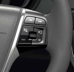 Keep in mind that the entire Infotainment system, including telephone and navigation* functions, are switched on and off at the same time.