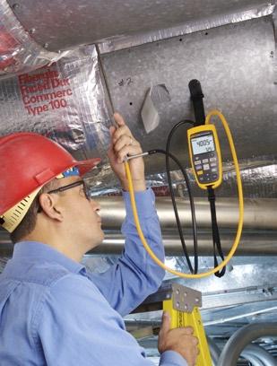 Fluke 922 Airflow Meter Now, a simple solution for diagnosing ventilation issues Air flow