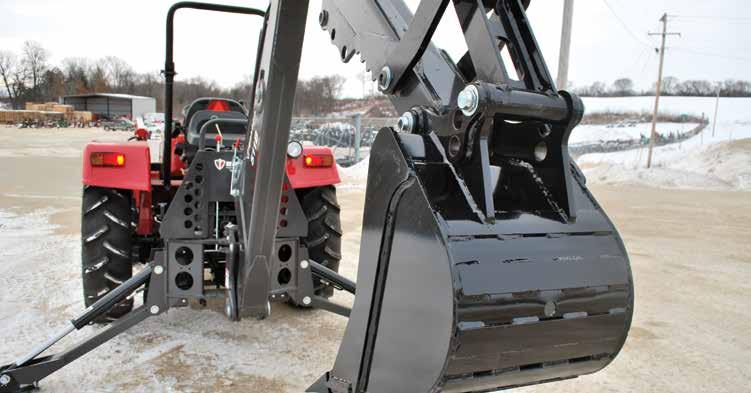 BACKHOES For Skid Steer Loaders, Compact Tool Carriers, Compact
