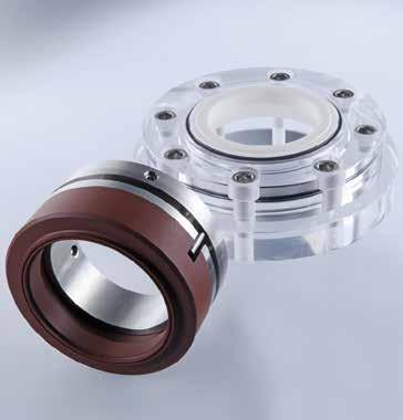 Mechanical seals Agitator seals Dry running seals AD510/AD520 l 3 l ± l 0,3 1 l 2 5 ±0,05 A M AD510 d 7 d 6 4 3 2 1 l 4 d h7 d 1 H11 H7 d 2 H7 f7 d 3 ±0,5 d 4 d 5 Dry running Single seal Independent