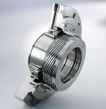 Deformation-optimized seal for high sliding velocities and medium pressures Economical due to standardized inner components Universal application for OEM or retrofits of boiler feed water pumps with
