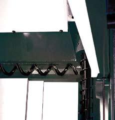 VERTICAL MACHINING CENTER Hinged-Belt Chip Conveyor (Option) This allows for rapid and