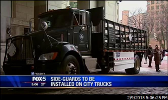 NYC is reviewing all its fleet and truck specifications to improve safety.