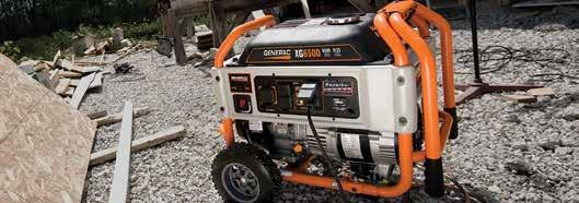 SPECIFICATIONS Model XG Series Portable Generators Watts 6500 7000 8000 10000 Engine OHVI 407cc OHVI 530cc Runtime @ 50% Load 10 hours Fuel Tank 9 gal. 10 gal. Electric Start Avail.