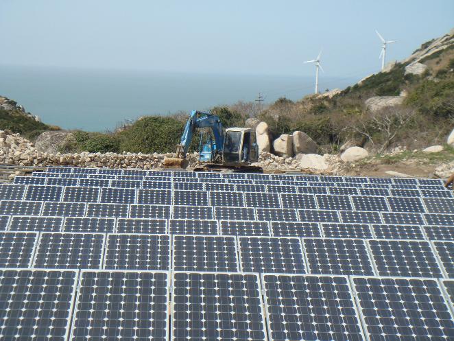 Wind-PV-DG hybrid energy storage power station for Dongfushan Island p The hybrid energy