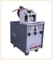 MIG WELDING MACHINE MIG/MAG Welding M/C are constant Voltage Rectifier Power Source to Dip and Spra Transfers it has separate wire feeder Unit for greater Area of operation & Mobility Suitable for