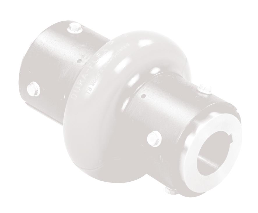 Dura-Flex couplings are designed from the ground up using finite element analysis to maximize flex life T Wood s Dura-Flex couplings "split-in-half" element design allows for easy element