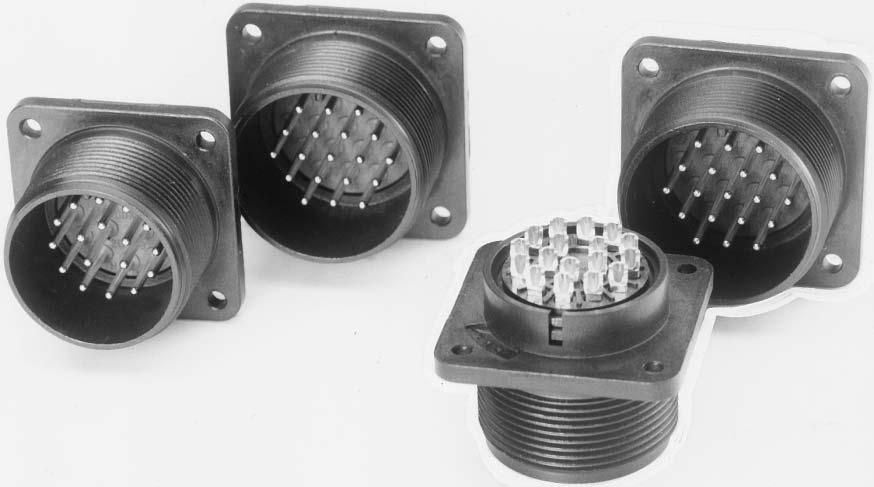 02-2 Series Moistureproof Receptacle Type onforming to MI--5015 02-2 's 02-2 series provides a set of vibration-resistant, moistureproof, and oilproof receptacle connectors.