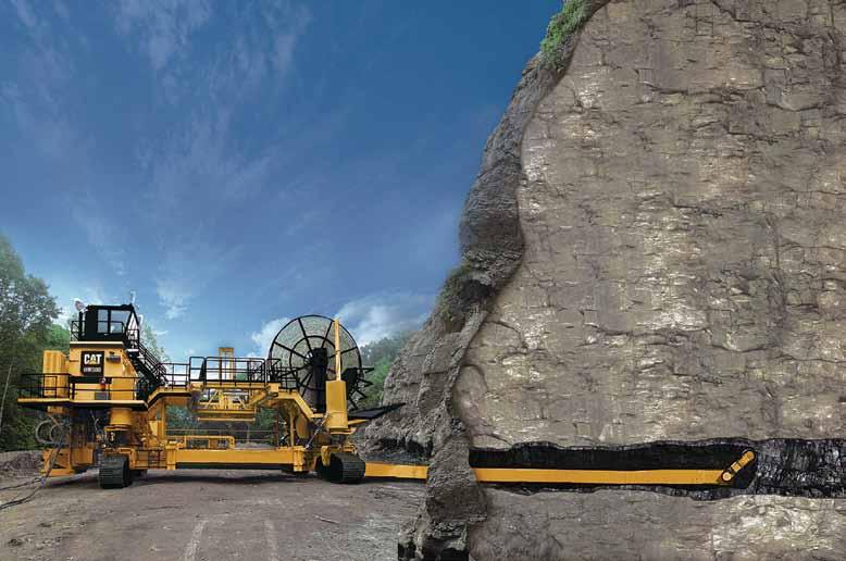 Highwall Miner: Bridging the Gap Linking underground and surface mining operations, the Cat highwall mining system is a testament to versatile mining equipment.