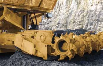 area, the Cat highwall mining system can follow a coal seam along the side of the hill Trench mining: The unit mines coal from both sides of a purpose-prepared trench; this mining method is used when