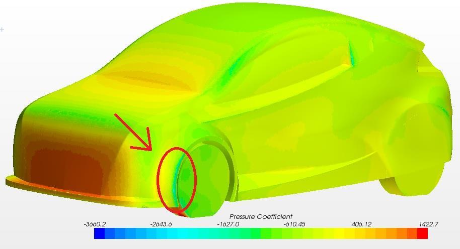 43 Graph 9 - Cd vs Mesh base size As it is possible to notice, smaller sizes of base size leads to better results of drag coefficient.