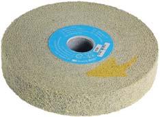 finishes Scotch-Brite ap Mop AMED AVFN 100mm x 6 discs 09965 09964 150mm x 6 discs 09969 09968 Each brush is made up with flaps of Scotch-Brite material, designed to give a consistent finish