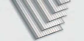 Material: Extruded aluminium or bronze/champagne-coloured aluminium with incorporated non-slip surface (grooves).