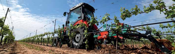 PTO Confirming the versatility of the SAME Frutteto CVT S family, these tractors are equipped as standard