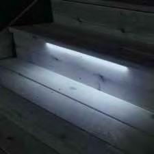 They look great in stairwells and bars as feature lighting or even outside as they are waterproof.